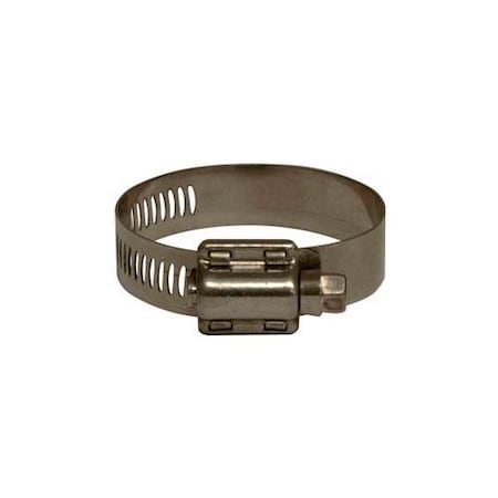 Apache 48017001 5/16" - 7/8" 300 Stainless Steel Micro Worm Gear Clamp w/ 5/16" Wide Band 48017001